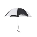 JuCad Teleskop-Golfschirm 68" mit Schirmstift, schwarz/weiss
