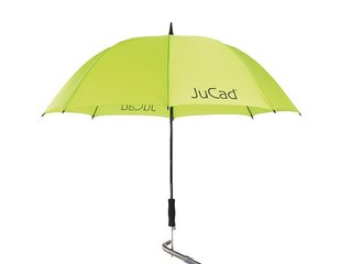 JuCad Teleskop-Golfschirm 68" mit Schirmstift, grün