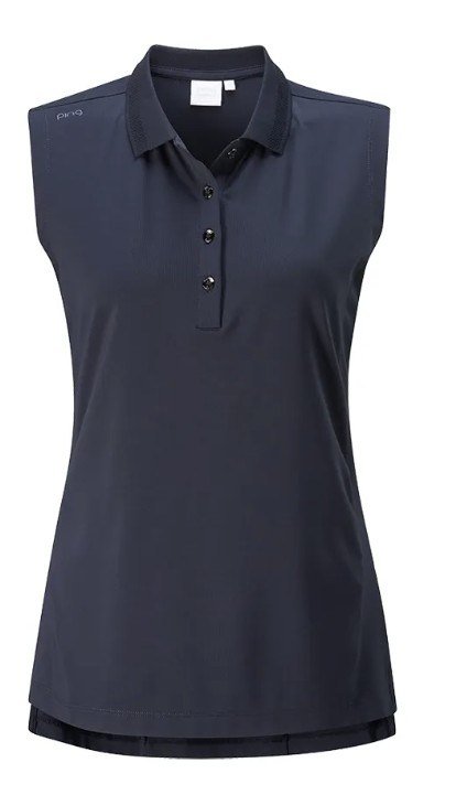 Ping Solene damenloses Poloshirt, dunkelblau