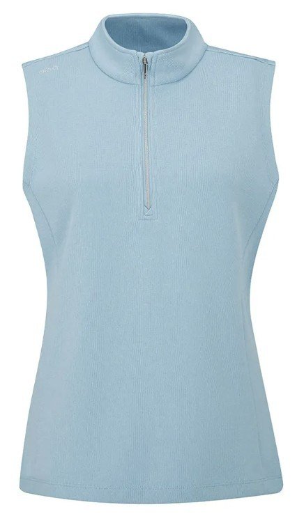 Ping Lyla half zip Damen Weste, blau