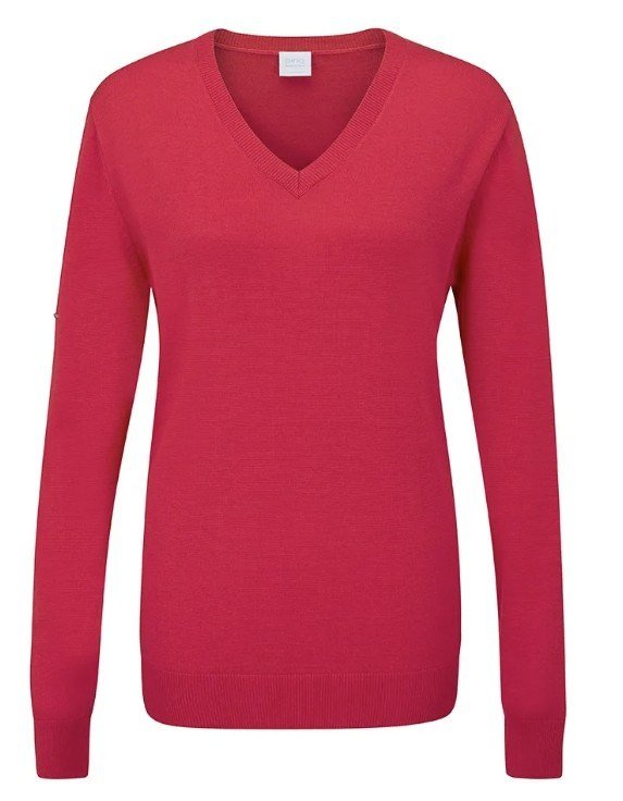 Ping Tatton Damen Pullover, rot