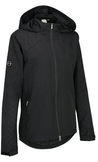 Ping Milli Hooded waterproof Damenjacke, schwarz