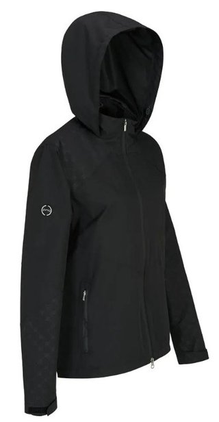 Ping Milli Hooded waterproof Damenjacke, schwarz