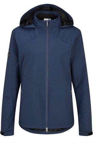 Ping Milli Hooded waterproof Damenjacke,dunkelblau