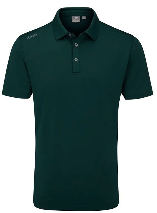 PING Lindum Herren Poloshirt, grün