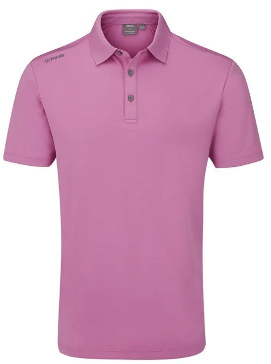 PING Lindum Herren Poloshirt, rosa