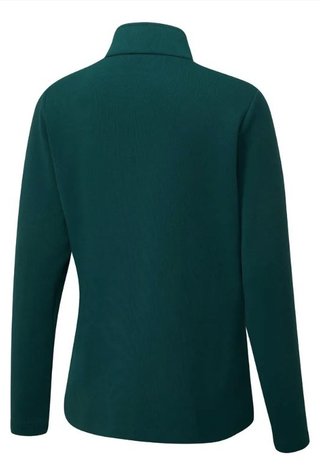 Ping Lyla half zip ribbed Damen Fleecejacke, grün