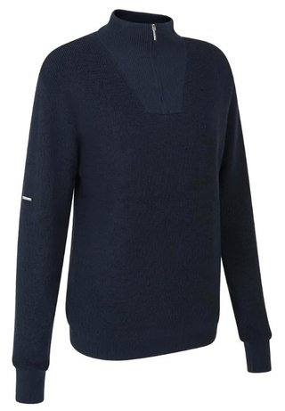 Ping Kaylah Half Zip Lined Damen Pullover, dunkelblau