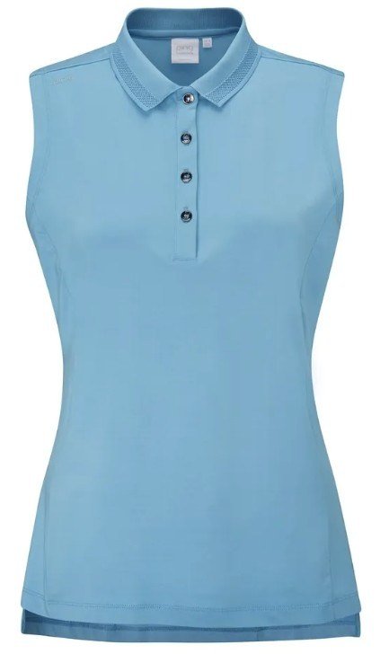 Ping Solene damenloses Poloshirt, laguna