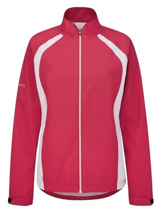 Ping Freda wasserdichte Damenjacke, rot/weiss