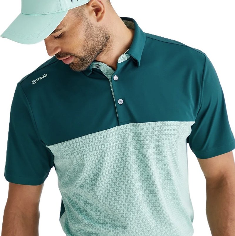 Ping Hall Herren Poloshirt, grün