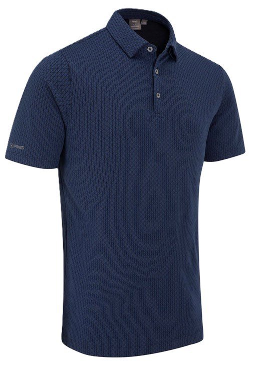 Ping Hershel Herren polo, dunkelblau