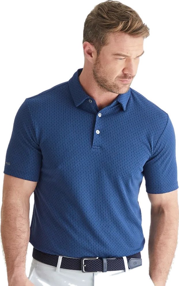 Ping Hershel Herren polo, dunkelblau