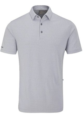 Ping Hershel Herren polo, silber multi
