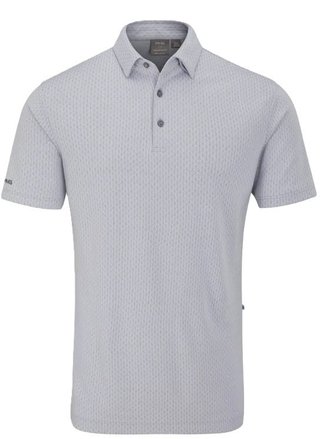 Ping Hershel Herren polo, silber multi