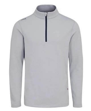 Ping Rhodri Half Zip Fleece Herren Sweatshirt, grau/dunkelblau