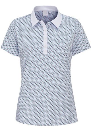 Ping Bethany Damen Poloshirt, neotheric/white