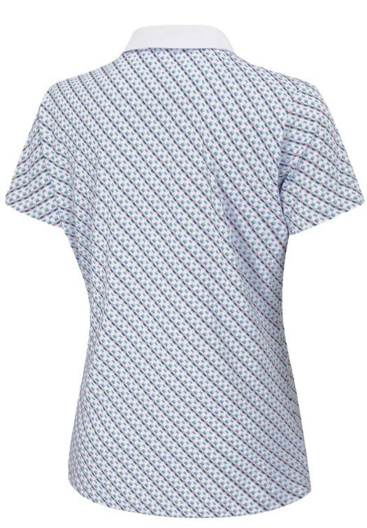 Ping Bethany Damen Poloshirt, neotheric/white