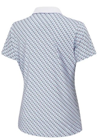 Ping Bethany Damen Poloshirt, neotheric/white