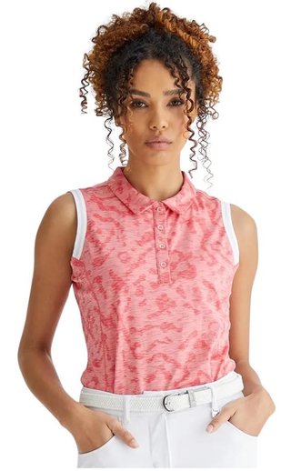 Ping Colleen ärmelloses Damen Poloshirt, sweet pea