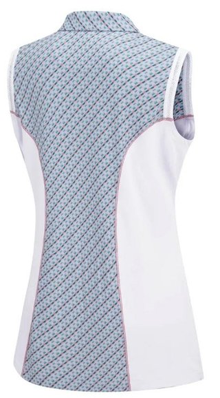 Ping Colleen ärmelloses  Damen Poloshirt, neoteric/weiss