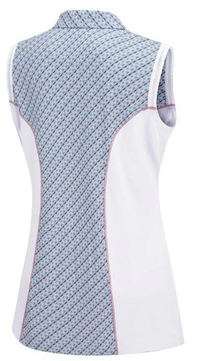 Ping Colleen ärmelloses  Damen Poloshirt, neoteric/weiss