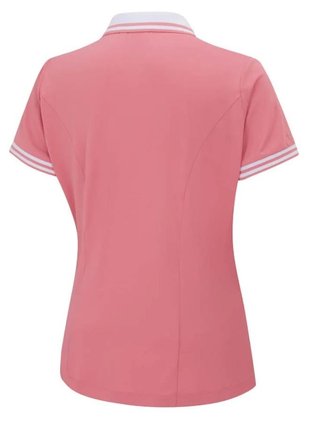 Ping Ali Damen Poloshirt, sweet pea/white