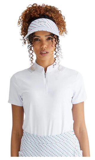 Ping Oona Damen Poloshirt, weiss