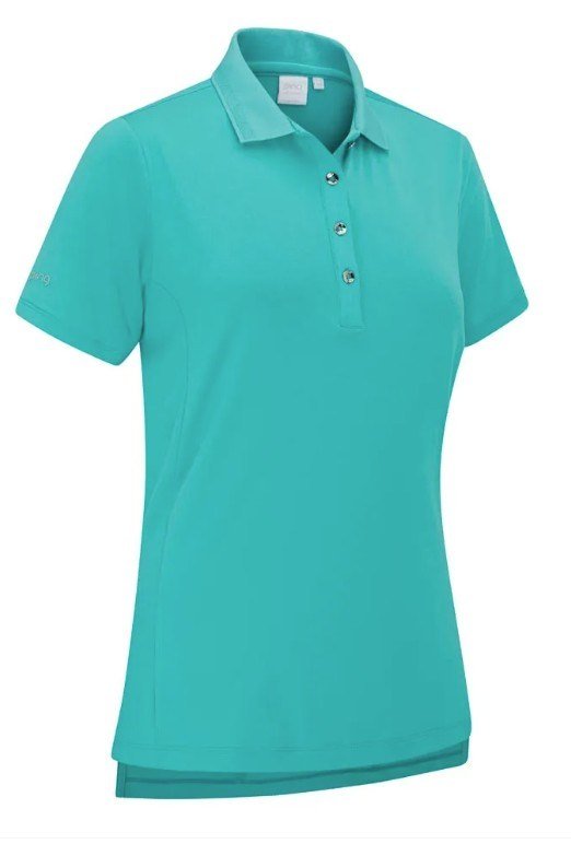 PING Sedona Damen Poloshirt, helles Aquamarin