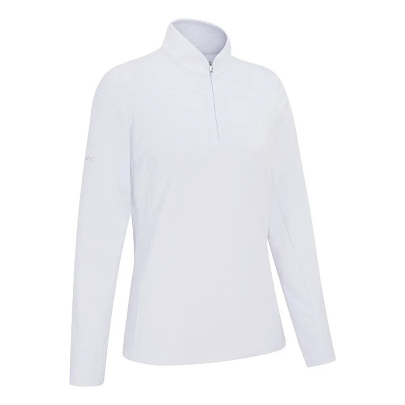 Ping Abigale Performance FleeceDamen Poloshirt, weiss