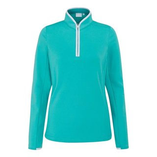 Ping Abigale Performance FleeceDamen Poloshirt, türkis