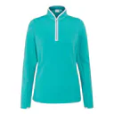 Ping Abigale Performance FleeceDamen Poloshirt, türkis