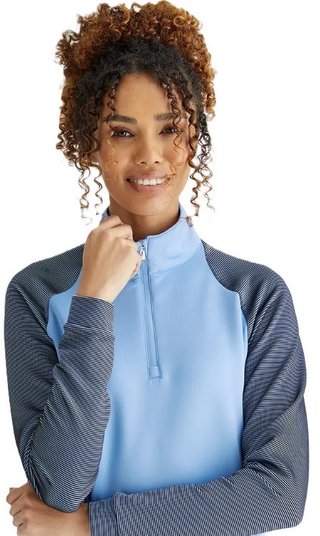 Ping Tembi Damen Poloshirt, blau/dunkelblau