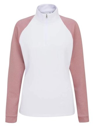 Ping Tembi Damen Poloshirt, white/sweet pea