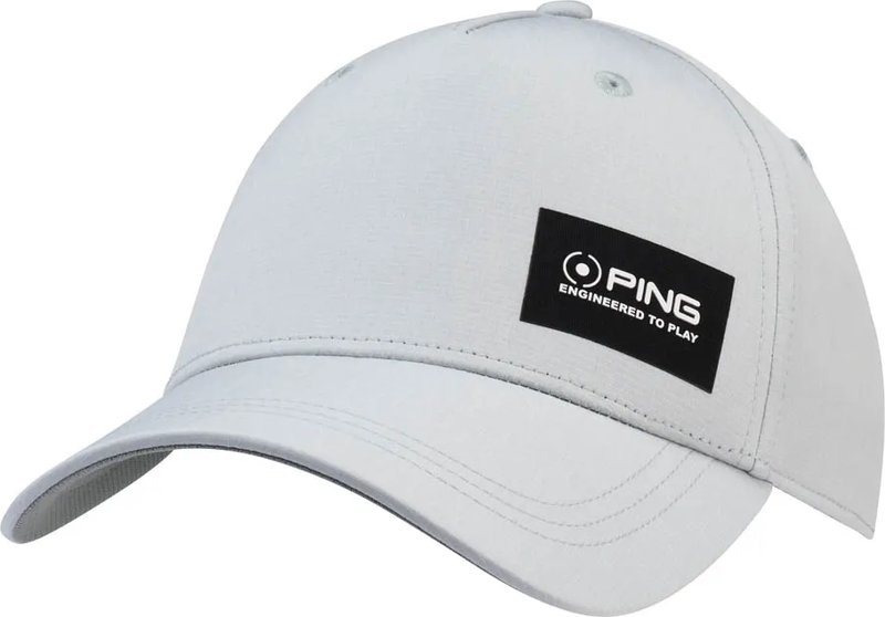 PING Koa Herren Baseballcap, Pearl Grey Marl
