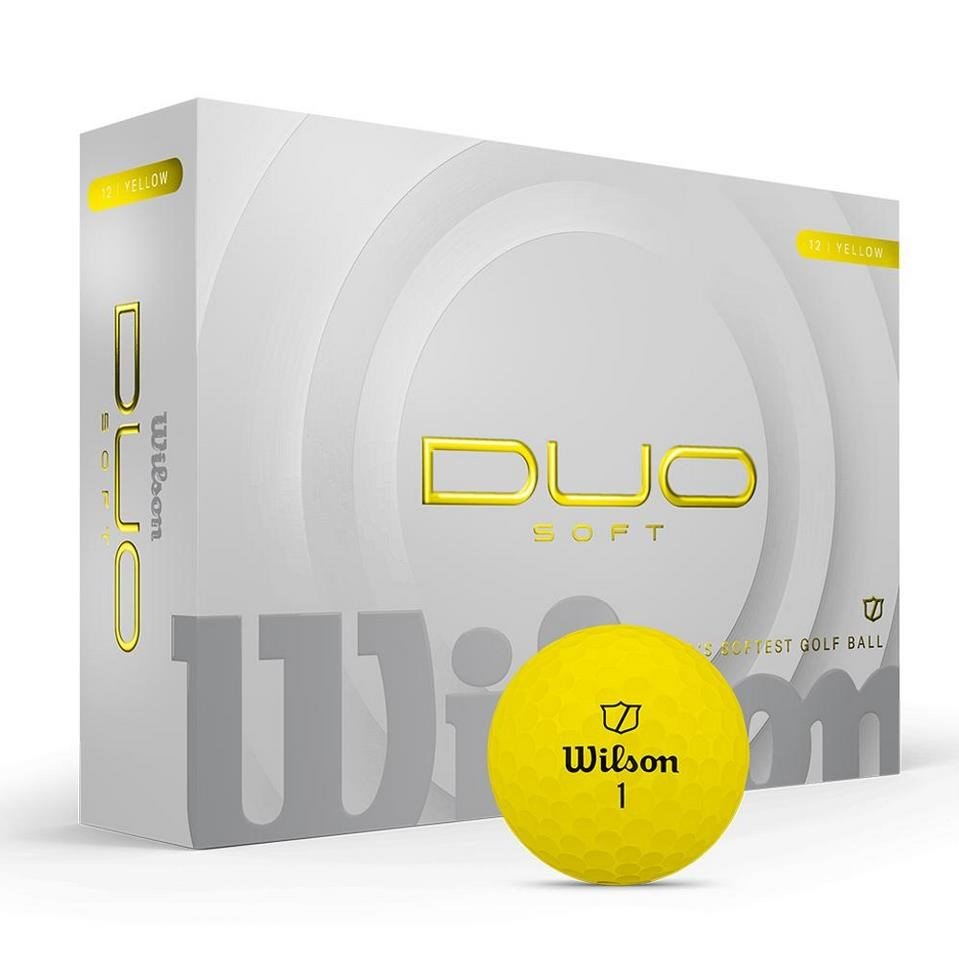Wilson Duo Soft Golfbälle, gelb