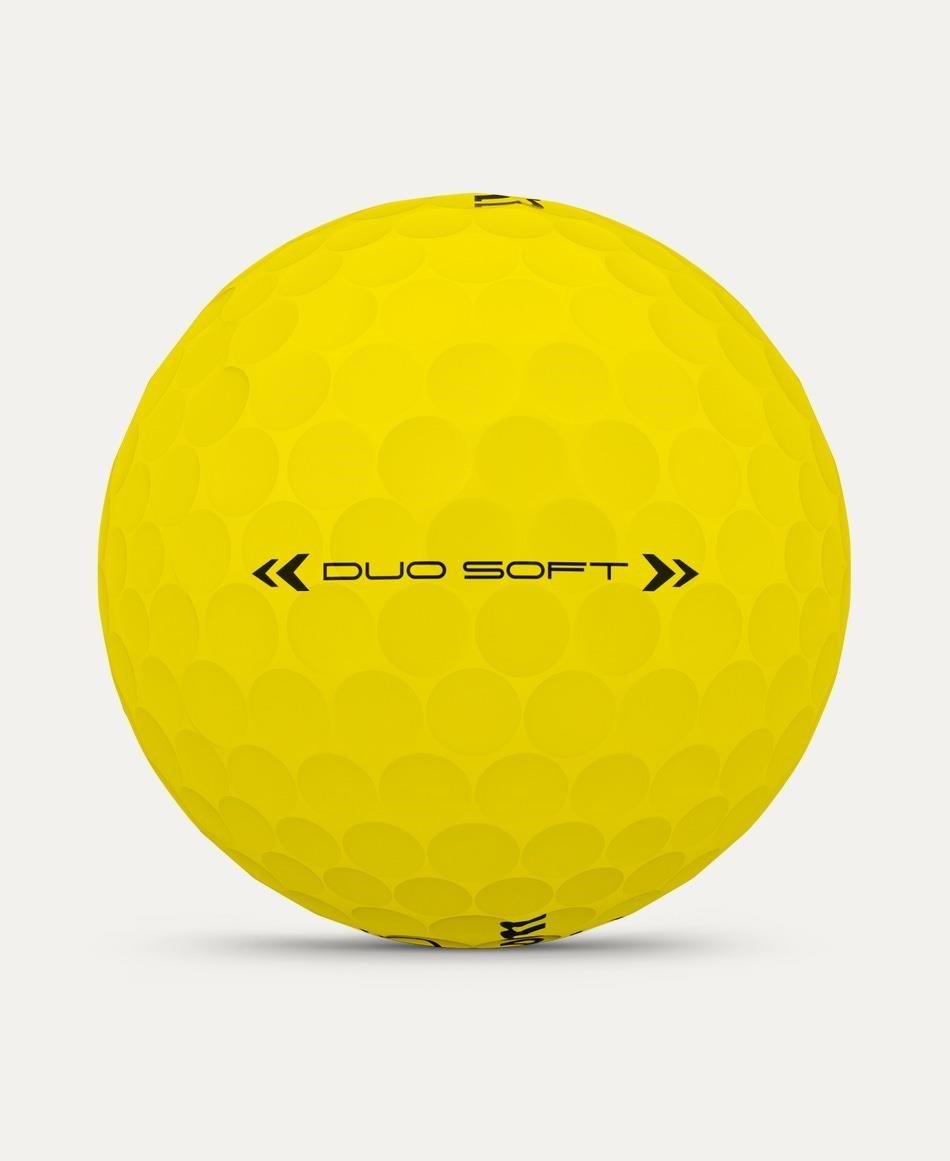Wilson Duo Soft Golfbälle, gelb