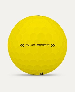 Wilson Duo Soft Golfbälle, gelb