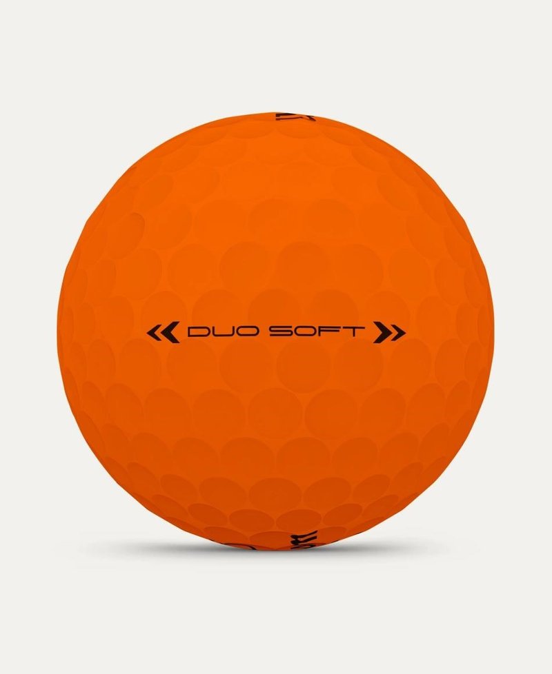 Wilson Duo Soft Golfbälle, orange