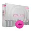 Wilson Duo Soft Golfbälle, rosa