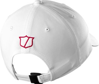 Wilson Tour Cap Schirmmütze, weiß/rot