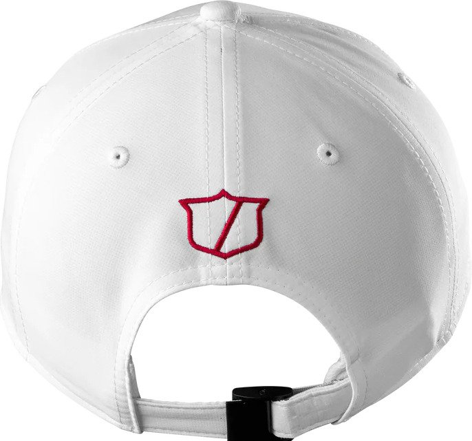 Wilson Tour Cap Schirmmütze, weiß/rot