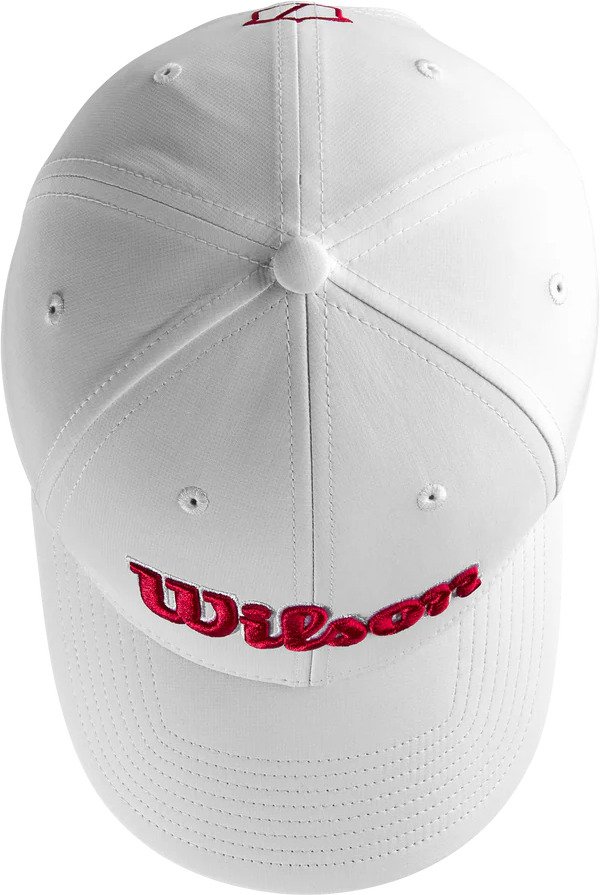 Wilson Tour Cap Schirmmütze, weiß/rot