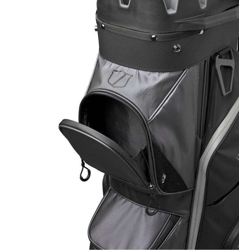 Wilson I-Lock Dry cart bag, schwarz/grau