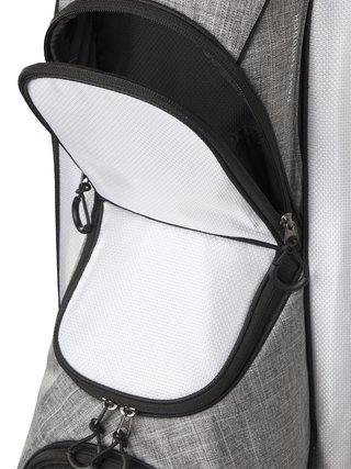 Wilson Feather Cartbag, schwarz/grau/weiss