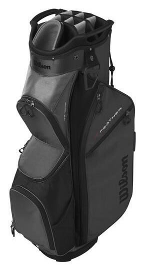 Wilson Feather Cartbag, grau/schwarz