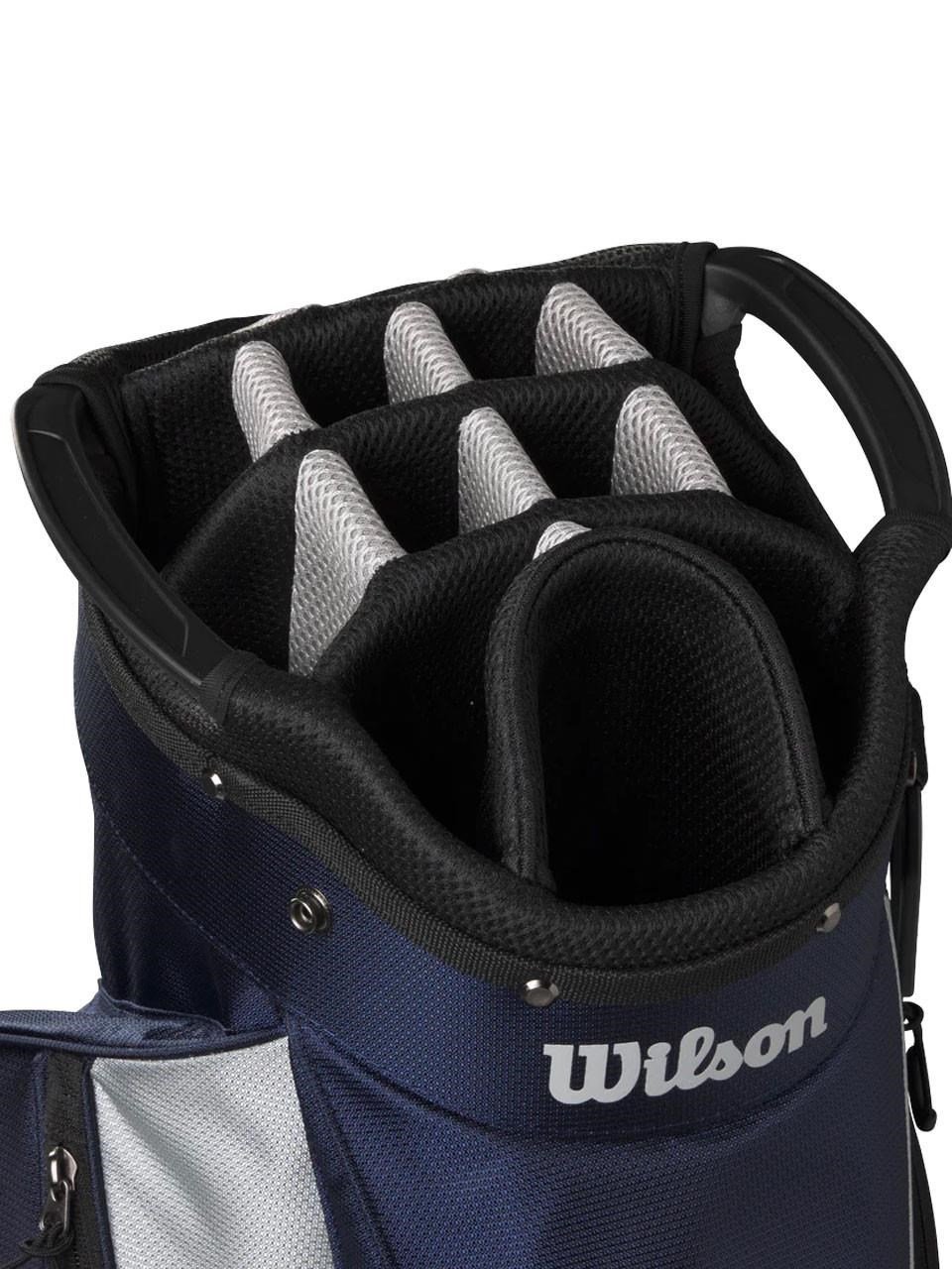Wilson Feather Cartbag, grau/schwarz