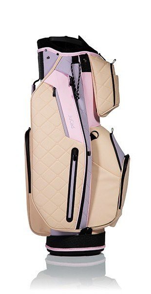 JuCad First Class Cartbag, beige/flieder/rosa