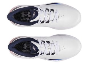 Under Armour Drive Fade SL Herren Golfschuhe, weiss/rosa/dunkelblau