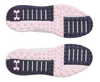 Under Armour Drive Fade SL Herren Golfschuhe, weiss/rosa/dunkelblau